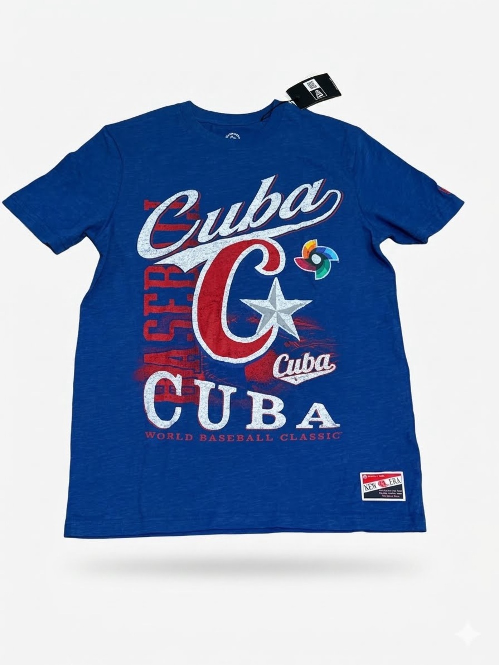 New Era Cuba World Baseball Classic WBC 2026 T-Shirt Blue Men NWT New Era